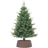  Suknja za božićno drvce Smeđa Ø65x23 cm Plastika - Smeđa 65 x 23 cm 1 | shoptok.hr