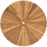  Preklopni vrtni stol Prirodna Ø 110 x 75 cm Čvrsto teak drvo | Eponuda.com