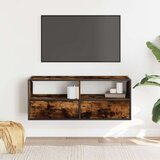 TV ormarić boja dimljenog hrasta 100x31x39 5 cm konstruirano | shoptok.hr