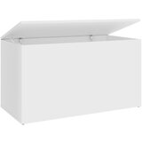 vidaXL Skrinja za shranjevanje bela 84x42x46 cm konstruiran les, (20818737) | Shoptok.si
