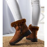 Gemre Camel insulated snow boots with zipper Katalina | Shoptok.si