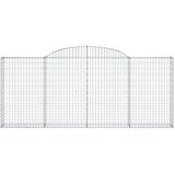  Lučne gabionske košare 9 kom 300x30x120/140cm pocinčano željezo | shoptok.hr
