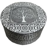 Signes Grimalt Košare, škatle in košarice Življenjsko Drevo Okroglega Škatle Siva | Shoptok.si