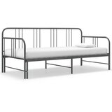  Okvir za krevet na razvlačenje sivi metalni 90 x 200 cm | Eponuda.ba