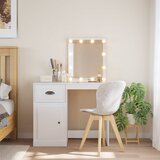 vidaXL Toaletni stolić s LED svjetlima bijeli 90 x 42 x 132 5 cm Cijene