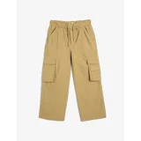 Koton Cargo Pants with Pocket Detail Laced Waist Cotton.