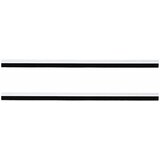  Držač četke za vrata 2 pcs Bijelo 100 cm Aluminijski legura | shoptok.hr