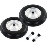 vidaXL Kotači za kolica s osovinama 2 kom čvrsti PU 4.00 - 8 390 mm Cijene