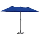  Vrtni suncobran Plava 380 x 196 x 235 cm | shoptok.hr