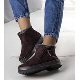 Gemre Brown insulated snow boots with fur Wren | Shoptok.si