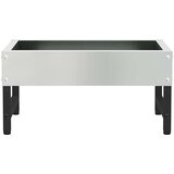 Feeder za ptice Srebrno 80 x 28 x 13.5 cm Cinkani čelik | shoptok.hr