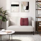  Jastuk za leđa Vinska crvena 45 x 24 x 50 cm tkanina | Eponuda.com