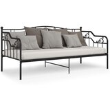  Okvir za krevet na razvlačenje crni metalni 90 x 200 cm | shoptok.hr