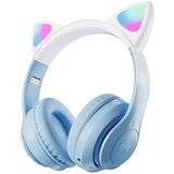 Smart STN-28 otroške slušalke bluetooth: z mačjimi ušesi in led lučko. plava, (21140998) Cene