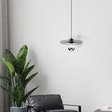  visilica na lanku MONTANA 1xE27/15W/230V prečnik 30 cm crna | Eponuda.com