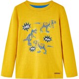  Dječja majica dugih rukava oker 116 | shoptok.hr