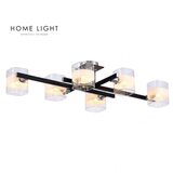 talia 58 visilica 6*E14 crna/hrom  talia 58 visilica 6*E14 crna/hrom Slike