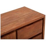 Premier Housewares Komoda od masivnog bagrema u tamnoj prirodnoj boji 92x82x40 cm Simla – | shoptok.hr