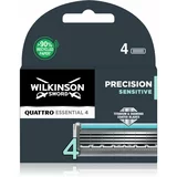 Wilkinson Sword Quattro Titanium Sensitive zamjenske britvice 4 kom za muškarce