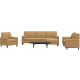 vidaXL 4-dijelni set sofa s jastucima smeđi baršunasti Cijene