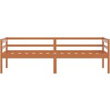  Posteljni okvir medeno rjav iz trdne borovine 90x200 cm, (20647259) | Shoptok.si
