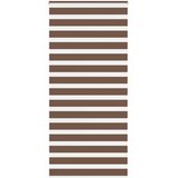 vidaXL Zebra zavesa rjava 95x200 cm širina blaga 90,9 cm poliester, (5000297867) | Shoptok.si