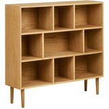 House Nordic Regal v hrastovem dekorju v naravni barvi 30x104,5x112 cm Oshawa – | Shoptok.si