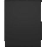  Noćni ormarići 2 kom crni 40 x 40 x 50 cm od konstruiranog drva | Eponuda.ba