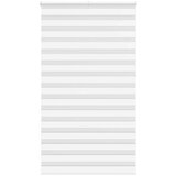 vidaXL zebra senčilo bela 125x230 cm tkanina širina 120,9cm poliester Cene
