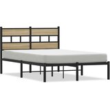  Metalni okvir kreveta bez madraca boja hrasta sonome 120x190 cm | shoptok.hr