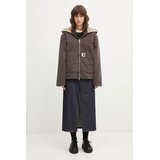 Carhartt WIP Prehodna jakna 'Mitch' čokolada | Shoptok.si