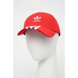 Adidas Kapa s šiltom rdeča barva