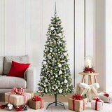  Umjetno božićno drvce Zelena 180 cm PVC, plastika i čelik | shoptok.hr