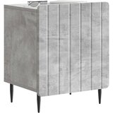  Noćni ormar Betonska siva 43 x 34,5 x 52 cm Konstruirano drvo | shoptok.hr