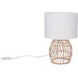 Tri O Bela/v naravni barvi namizna svetilka (višina 38 cm) Rike – Cene