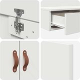  postelja z dodatnim prostorom za shranjevanje Bela Inženirski les, (22103348) | Shoptok.si