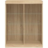  Komoda s LED svjetlima boja hrasta sonome 81x37x100 cm | shoptok.hr