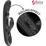 Ibiza Vibrator Rabbit With Massaging Rolling Pearl | Shoptok.si