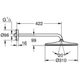 Grohe rainshower mono 310 tuš set 26558DL0 | ePonuda.com