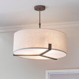  Endon 72635 - Luster na šipci HAYFIELD 3xE27/40W/230V mat hrom/siva | Eponuda.com