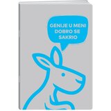 Play premium, sveska, 40 lista, Kengur - odaberite motiv Siva A4 Latajn Cene