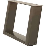  Noge za stolić U-oblika 2 kom Prirodni čelik 40x(30-31)cm čelik | shoptok.hr