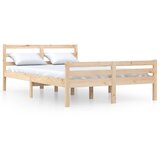  Okvir za krevet od masivnog drva 135 x 190 cm bračni | shoptok.hr