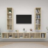 TV Zidni ormarići 4 kom boja hrasta sonome od iverice | shoptok.hr