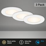  Komplet od 3 LED ugradna svetla za kupatilo LED/6W/230V 3000K IP44 bela | Eponuda.com