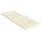  Jastuci za vrtne stolice 4 kom krem 120 x 50 x 2 cm od tkanine | Eponuda.com