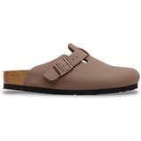 Birkenstock Boston Syn 2.0 Birko-Flor Nubuk Sandali mocca Slike