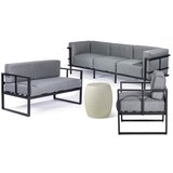Bonami Essentials Siva aluminijasta vrtna garnitura za 6 oseb – Cene