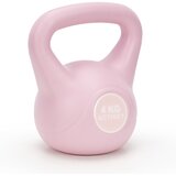 springos Vadba s kettlebellom, 4 kg, utež za vadbo, ABS, roza barva., (5000218300) Cene