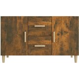  Komoda boja dimljenog hrasta 100 x 36 x 60 cm konstruirano drvo | shoptok.hr